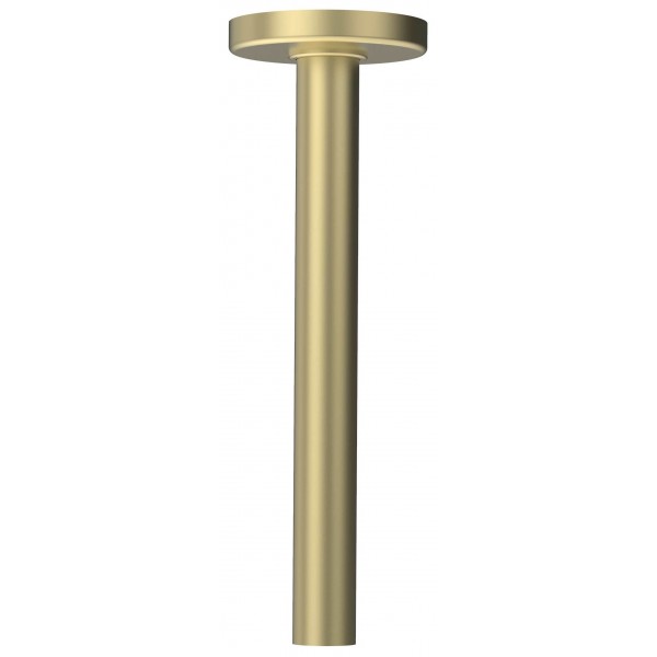 Βραχίονας 18cm Brushed Brass οροφής από ορείχαλκο, χρώμα: Χρυσό επιφάνεια: Βουρτσισμένη Βραχίονες κεφαλής ντους