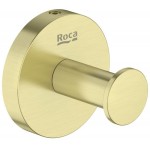 Hook Flat wall mounted material: Brass single, color: Gold surface: Brushed Hooks Hook Flat wall mounted material: Brass single, color: Gold surface: Brushed Hooks