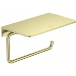 Χαρτοθήκη με ράφι από ορείχαλκο Brushed Brass, χρώμα: Χρυσό επιφάνεια: Βουρτσισμένη Χαρτοθήκες Χαρτοθήκη με ράφι από ορείχαλκο Brushed Brass, χρώμα: Χρυσό επιφάνεια: Βουρτσισμένη Χαρτοθήκες