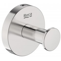 Hook Flat wall mounted material: Brass single Stainless Steel Finish, color: Chrome surface: Brushed Hooks