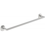 Πετσετοθήκη 60cm Stainless Steel σταθερή από inox μονή, χρώμα: Χρωμέ επιφάνεια: Βουρτσισμένη Πετσετοθήκη 60cm Stainless Steel σταθερή από inox μονή, χρώμα: Χρωμέ επιφάνεια: Βουρτσισμένη