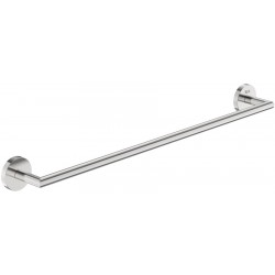 Πετσετοθήκη 60cm Stainless Steel σταθερή από inox μονή, χρώμα: Χρωμέ επιφάνεια: Βουρτσισμένη