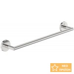Πετσετοθήκη 45cm Stainless Steel σταθερή από inox μονή, χρώμα: Χρωμέ επιφάνεια: Βουρτσισμένη Πετσετοθήκη 45cm Stainless Steel σταθερή από inox μονή, χρώμα: Χρωμέ επιφάνεια: Βουρτσισμένη