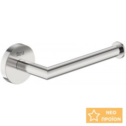 Χαρτοθήκη ανοιχτή από ορείχαλκο Stainless Steel Finish, χρώμα: Χρωμέ επιφάνεια: Βουρτσισμένη Χαρτοθήκες