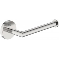 Paper holder no cover material: Brass, color: Chrome surface: Brushed Toilet paper holders