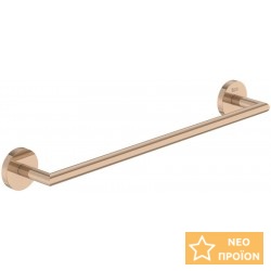 Πετσετοθήκη 45cm Rose Gold σταθερή από ορείχαλκο μονή, χρώμα: Ροζ Χρυσό επιφάνεια: Γυαλιστερή Πετσετοθήκες
