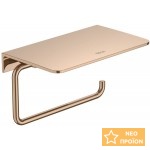Χαρτοθήκη με ράφι από ορείχαλκο Rose Gold, χρώμα: Ροζ Χρυσό επιφάνεια: Γυαλιστερή Χαρτοθήκες Χαρτοθήκη με ράφι από ορείχαλκο Rose Gold, χρώμα: Ροζ Χρυσό επιφάνεια: Γυαλιστερή Χαρτοθήκες