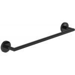 Towel 45cm Fixed material: Brass single, color: Black surface: Glossy Towel rails Towel 45cm Fixed material: Brass single, color: Black surface: Glossy Towel rails