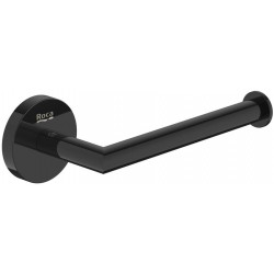 Paper holder no cover material: Brass, color: Black surface: Glossy Toilet paper holders