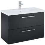Furniture base with washbasin 81,5x39,5 material: Wood composite 1 basin wall mounted, color: Black Cabinets with wash basin Furniture base with washbasin 81,5x39,5 material: Wood composite 1 basin wall mounted, color: Black Cabinets with wash basin