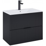 Furniture base with washbasin 81,5x46,5 material: Wood composite 1 basin wall mounted, color: Black Cabinets with wash basin Furniture base with washbasin 81,5x46,5 material: Wood composite 1 basin wall mounted, color: Black Cabinets with wash basin