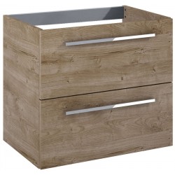 Furniture base without washbasin 61,5x39,5 material: Wood composite wall mounted, color: Wood Oak