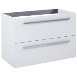 Furniture base without washbasin 81,5x39,5 material: Wood composite wall mounted, color: White