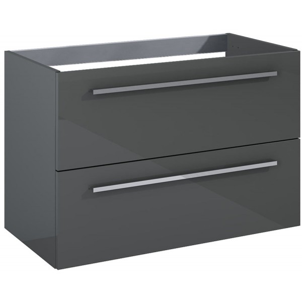 Furniture base without washbasin 81,5x39,5 material: Wood composite wall mounted, color: Grey Furniture base without washbasin 81,5x39,5 material: Wood composite wall mounted, color: Grey