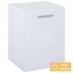 Ντουλάπι 40x38,4x52,2 από ξύλο συνθετικό πλευρικό, Glossy White, χρώμα: Ξύλο Λευκό