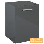 Ντουλάπι 40x38,4x52,2 από ξύλο συνθετικό πλευρικό, Anthracite Grey, χρώμα: Ξύλο Γκρι