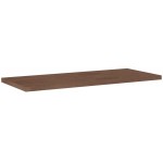 Πάγκος μπάνιου 100,8x40x2,8 από MDF επιφάνεια: Ματ Walnut PVC, χρώμα: Ξύλο Καρυδιά Πάγκοι μπάνιου