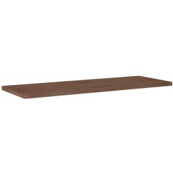 Πάγκος μπάνιου 121x40x2,8 από MDF επιφάνεια: Ματ Walnut PVC, χρώμα: Ξύλο Καρυδιά Πάγκοι μπάνιου