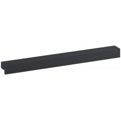 Λαβή επίπλου 16cm, Matt Black από ορείχαλκο, χρώμα: Μαύρο Λαβές επίπλων μπάνιου