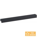 Λαβή επίπλου 16cm, Matt Black από ορείχαλκο, χρώμα: Μαύρο Λαβή επίπλου 16cm, Matt Black από ορείχαλκο, χρώμα: Μαύρο