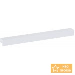 Λαβή επίπλου 16cm, Matt White από ορείχαλκο, χρώμα: Λευκό Λαβή επίπλου 16cm, Matt White από ορείχαλκο, χρώμα: Λευκό