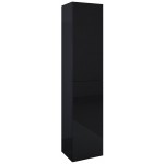 Column cabinet 40x35,2x180 material: Wood composite, color: Black Columns