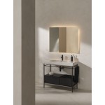 Bathroom mirror, shape: Rectangle 100x80 material: Crystal 3.000Κ, color: No color Mirrors Bathroom mirror, shape: Rectangle 100x80 material: Crystal 3.000Κ, color: No color Mirrors