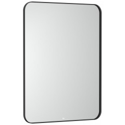 Bathroom mirror, shape: Rectangle 60x80 material: Crystal, color: Black Mirrors