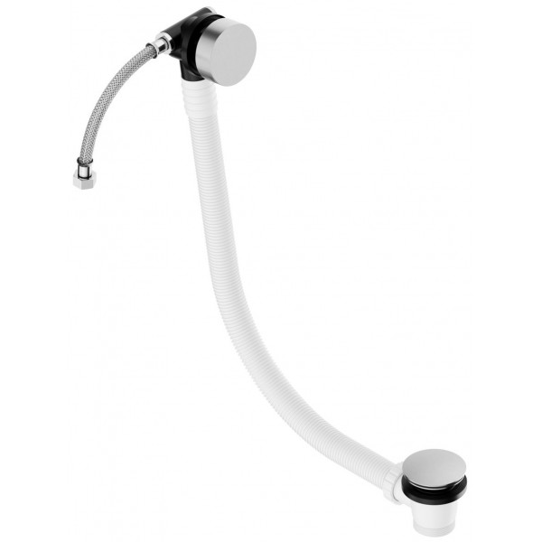 Waste Valve With overflow material: Inox surface: Brushed, color: Chrome Waste overflows Waste Valve With overflow material: Inox surface: Brushed, color: Chrome Waste overflows