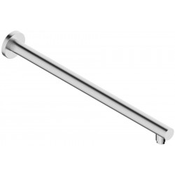 Βραχίονας 45cm, Brushed Steel από inox, χρώμα: Χρωμέ Βραχίονες καμπίνας ντουζιέρας