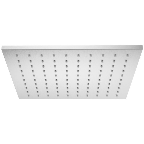Shower head Wall-mounted / Ceiling-mounted 25x25 material: Inox, style: 1 spray, color: Chrome surface: Brushed Overhead showers