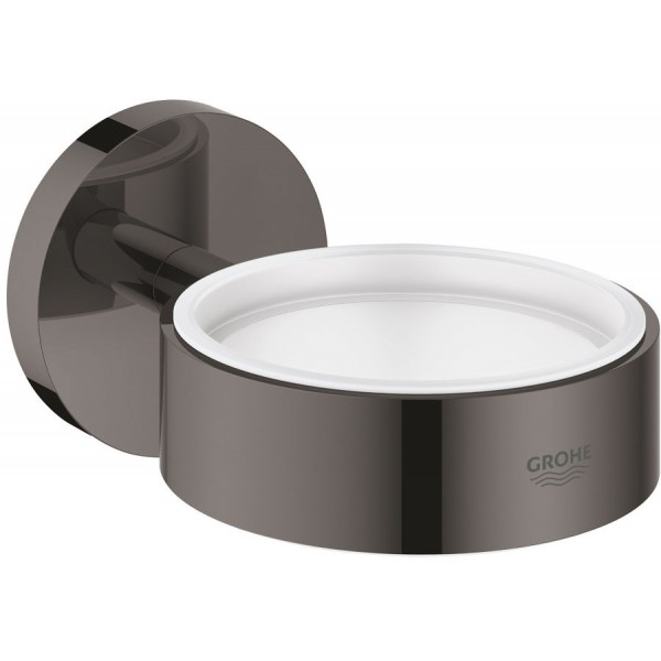 Base for wall-mounted accessories Hard Graphite material: Brass surface: Glossy, color: Grey Soap holders Base for wall-mounted accessories Hard Graphite material: Brass surface: Glossy, color: Grey Soap holders