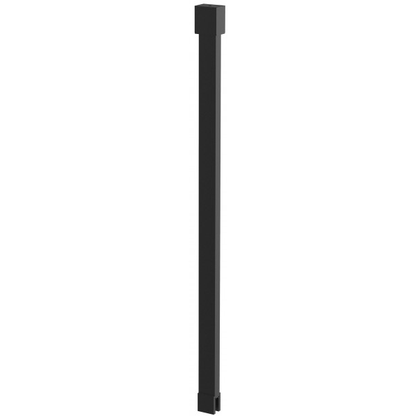 Βραχίονας καμπίνας 100cm Matt Black από ορείχαλκο, χρώμα: Μαύρο Βραχίονες καμπίνας ντουζιέρας