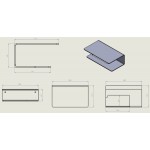 Paper holder with shelf material: Brass 18x11x6cm Inox Brushed, color: Chrome surface: Brushed Toilet paper holders Paper holder with shelf material: Brass 18x11x6cm Inox Brushed, color: Chrome surface: Brushed Toilet paper holders
