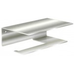 Paper holder with shelf material: Brass 18x11x6cm Inox Brushed, color: Chrome surface: Brushed Toilet paper holders Paper holder with shelf material: Brass 18x11x6cm Inox Brushed, color: Chrome surface: Brushed Toilet paper holders