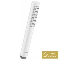 Shower head 1 jet  Stick Round, color: White surface: Matt Hand showers