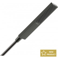 Shower head 1 jet, color: Black surface: Brushed Hand showers