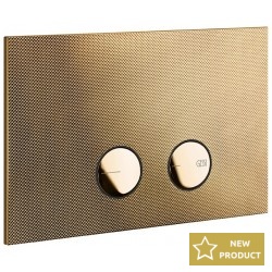 Flush wall plates for concealed cistern dual flush valve material: Metal Mechanical with string, color: Bronze surface: Glossy Flush plates