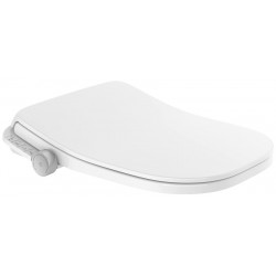 Shower toilet seat soft closing, color: White Shower-toilet seats