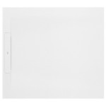 Ντουζιέρα τετράγωνη 90x90x2,8 από συνθετικό Superslim, Stonex, χρώμα: Λευκό επιφάνεια: Ματ Τετράγωνες