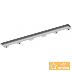 Αυλάκι ντουζιέρας (σχάρα) Stainless steel από inox 100cm, χρώμα: Χρωμέ Αυλάκια ντουζιέρας