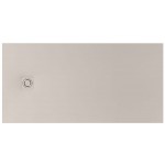 Shower tray Rectangular 100x70x2,6 material: Synthetic, color: Beige surface: Matt Rectangular
