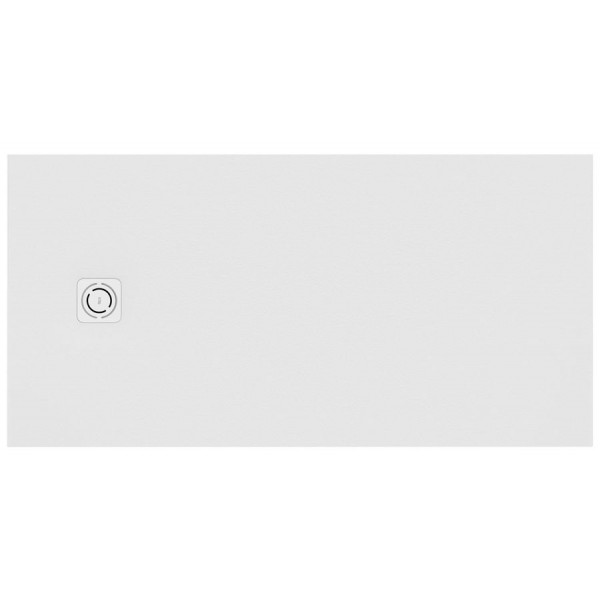 Shower tray Rectangular 100x70x2,6 material: Synthetic, color: White surface: Matt Rectangular