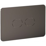 Flush wall plates for concealed cistern Sigma 8+12 dual flush valve material: Metal Mechanical with string, color: Black surface: Brushed Flush plates Flush wall plates for concealed cistern Sigma 8+12 dual flush valve material: Metal Mechanical with string, color: Black surface: Brushed Flush plates