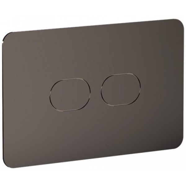 Flush wall plates for concealed cistern Sigma 8+12 dual flush valve material: Metal Mechanical with string, color: Black surface: Brushed Flush plates Flush wall plates for concealed cistern Sigma 8+12 dual flush valve material: Metal Mechanical with string, color: Black surface: Brushed Flush plates