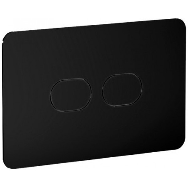 Flush wall plates for concealed cistern Sigma 8+12 dual flush valve material: Metal Mechanical with string, color: Black Matt surface: Matt Flush plates Flush wall plates for concealed cistern Sigma 8+12 dual flush valve material: Metal Mechanical with string, color: Black Matt surface: Matt Flush plates