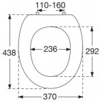 Toilet-seat, style: Sandwich, color: White Toilet seats & covers Toilet-seat, style: Sandwich, color: White Toilet seats & covers