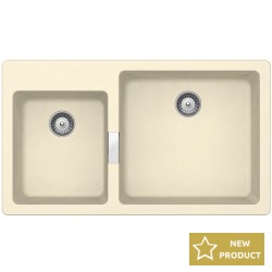 Sink Granite 86x50 free nested 1 ½ cabinet, color: Beige Granite