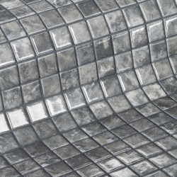 Mosaic 2,5x2,5 Spain, shape: Square 1st choice surface: Glossy, hue: Grey Mosaics