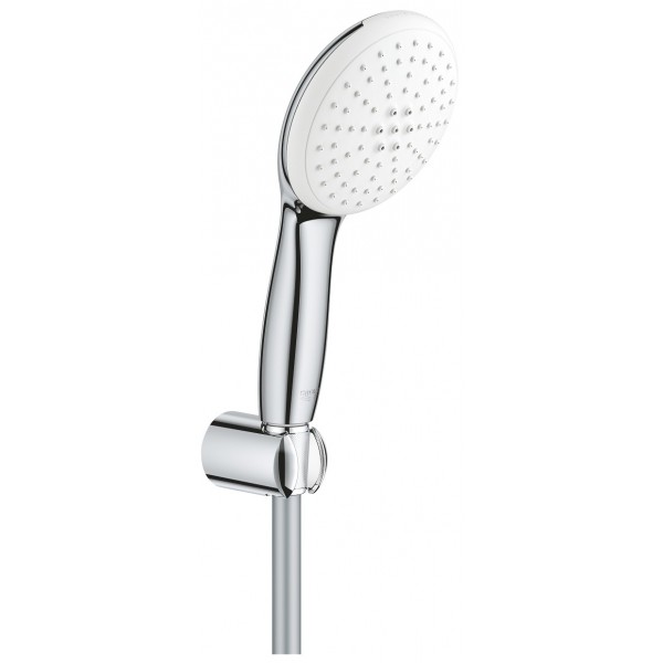 Shower head W/ hose and holder 2 jets Relexaflex 1,50m, color: Chrome surface: Glossy Hand showers